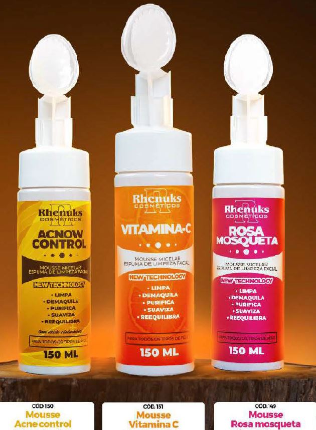Kit-mousse-micelar-acnow-control -rosa-mosqueta-vitamina-c -3peças