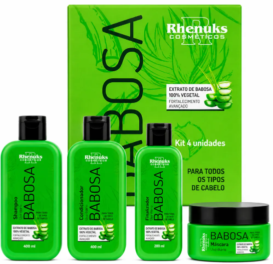 KIT CAPILAR - BABOSA 4ITENS - RHENUKS