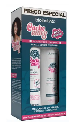 KIT CAPILAR CACHEAMOS 2 ITENS - BIO INSTINTO