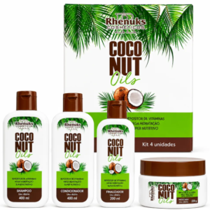 KIT CAPILAR - COCONUT OILS 4ITENS - RHENUKS