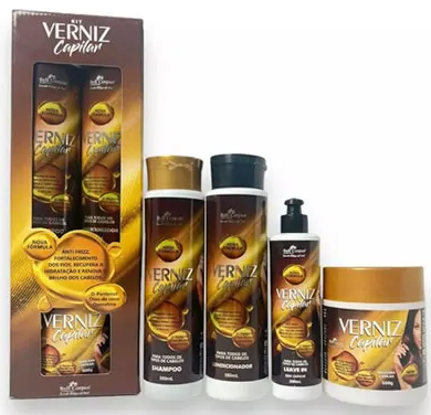 KIT CAPILAR VERNIZ 4 ITENS - BELL CORPUS