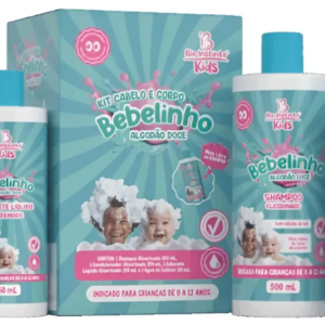 KIT KIDS CABELO E CORPO BEBELINHO ALGODÃO DOCE - BIO INSTINTO Seja o primeiro a opinar