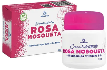 KIT ROSA MOSQUETA SABONETE BARRA + CREME