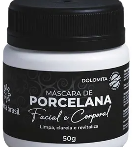 MÁSCARA HIDRATANTE CLAREADORA PORCELANA FACIAL CORPORAL 50G - NATIVA BRASIL