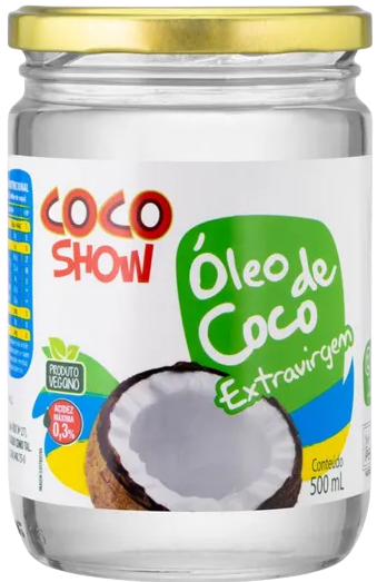 OLEO DE COCO EXT VIRGEM (COCO SHOW COPRA)- 500ML
