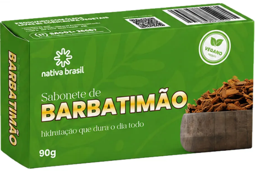 SABONETE ANTISSÉPTICO EM BARRA - BARBATIMÃO 90g