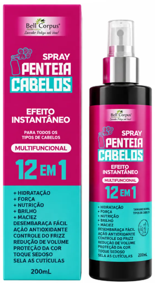 SPRAY CAPILAR PENTEIA CABELOS MULTIFUNCIONAL 12 EM 1 200ML - BELL CORPUS