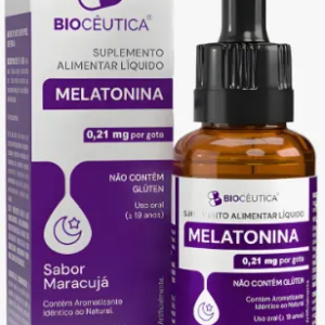 SUPLEMENTO ALIMENTAR MELATONINA EM GOTAS SEM GLÚTEN 20ML BIOCÊUTICA